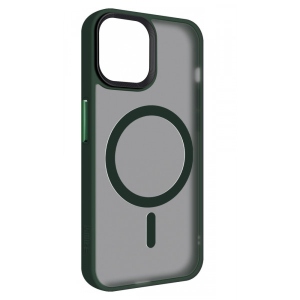 Чохол для смартфону Armorstandart Uniq Magsafe for Apple iPhone 13 Dark Green (ARM75329)