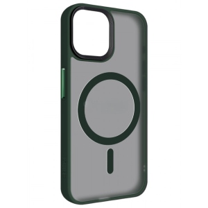 Чохол для смартфону Armorstandart Uniq Magsafe for Apple iPhone 15 Dark Green (ARM75320)