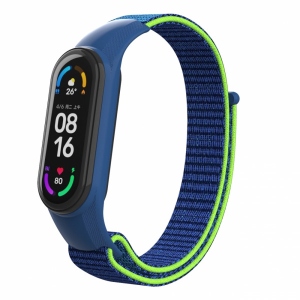 Ремінець для фітнес-браслету Armorstandart for Xiaomi Mi Band 7/6/5/4 Blue / Green (ARM67844)