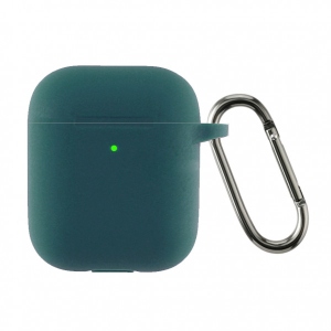Чохол для навушників Armorstandart Ultrathin Silicone Case With Hook for Apple AirPods 2 Atrovirens (ARM59678)