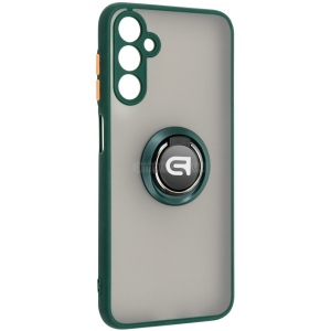 Чохол для смартфону Armorstandart Frosted Matte Ring for Samsung M14 5G (M146) Dark Green (ARM68363)