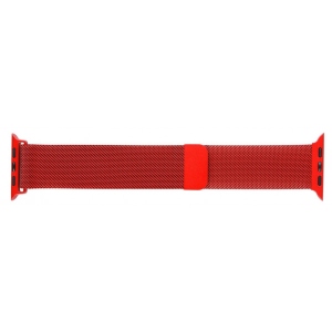 Ремінець для смарт-годинника Armorstandart Milanese Loop Band for Apple Watch All Series 42/44/45/49mm Red (ARM54390)