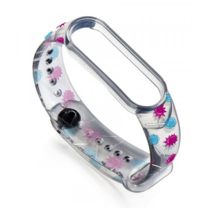 Ремінець для фітнес-браслету Armorstandart RM for Xiaomi Mi Band 7/6/5 Candy Transparent (ARM59268)