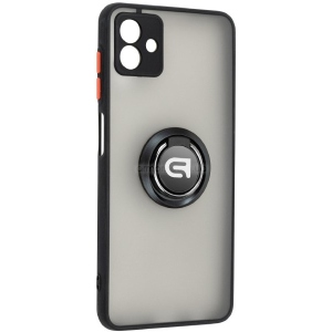 Чохол для смартфону Armorstandart Frosted Matte Ring for Samsung A04 (A045) Black (ARM68342)