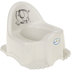 Горщик дитячий Tega Baby ЕСО Слоник з музикою Сірий (PO-057-162)