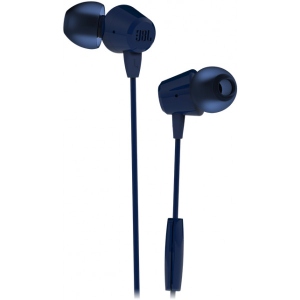 Навушники вкладиші дротові JBL JBLC50HIBLU