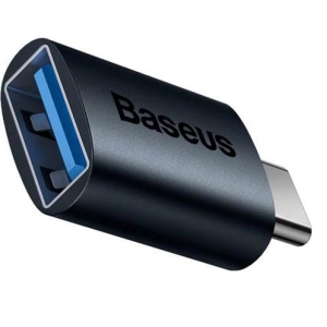 Перехідник Baseus Ingenuity Series Mini OTG Adaptor Type-C to USB-A 3.1 Blue (ZJJQ000003)