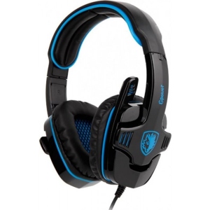 Гарнітура дротова ігрова Sades SA-708GT Black/Blue (sa708blj)