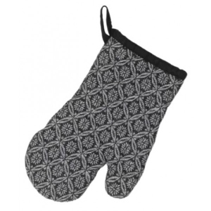 Прихватка-рукавиця Kela Gianna 31x18 см Black/White (12778)
