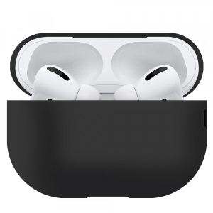 Чохол для навушників MAKE Silicone Black Apple AirPods Pro 2 (MCL-AAP2BK)