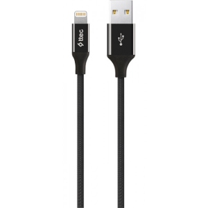 Кабель синхронізації даних Ttec USB - Lightning AlumiCable 2m Black (2DK19S)