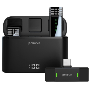 Мікрофон для смартфона Proove Record Type-C Black (557500001)
