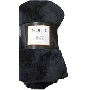 Плед двоспальний SOHO 220х240 см Black (1103К)