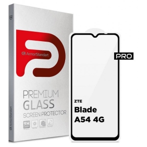Захисне скло для смартфону Armorstandart Pro for ZTE Blade A54 4G Black (ARM70683)