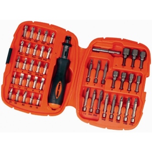Набір біт з викруткою Black&Decker A7039-XJ