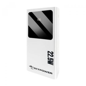 Уцінка - Батарея мобільна BeePower Power Bank BP-20PD 20000mAh 22.5W PD USB-C + 2xUSB 3.0 White (BP-20PD W) #