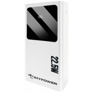 Батарея мобільна BeePower 30000 mAh 22.5W PD USB-C + 2 x USB3.0 White (BP-30PD_VW)