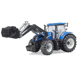 Наземна будівельна техніка BRUDER Трактор New Holland з навантажувачем М1: 16 (03121)