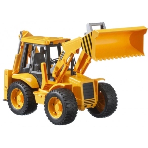 Наземна будівельна техніка BRUDER Дорожній навантажувач з екскаватором JCB 4CX, М1: 16 (02428)
