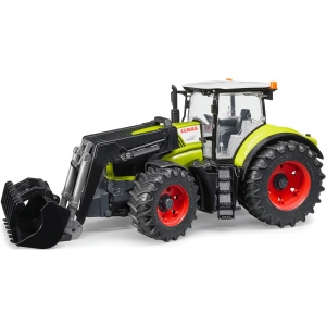 Наземна будівельна техніка BRUDER Трактор Claas Axion 950 з навантажувачем (38764)