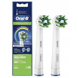 Насадка для зубної щітки Oral-B Braun Cross Action EB50RB, 2 шт