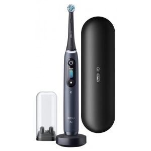 Зубна щітка електрична Braun Oral-B iO Series 8 iOM8.1B2.2BD типу 3758 Black Onyx (заряд пр. типу 3768)
