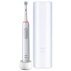 Зубна щітка електрична Braun Oral-B Pro 3 3500 D505.513.3X WT типу 3772+дорожній чохол Gift Edition