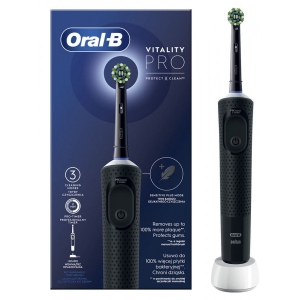 Зубна щітка електрична Oral-B Braun Vitality D103.413.3 Protect x clean типу 3708 Black