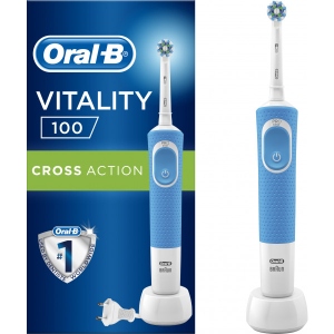 Уцінка - Зубная щетка электрическая Oral-B Braun Vitality D100.413.1 PRO CrossAction Blue