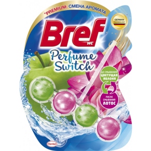 Туалетний блок Bref Смена аромата Яблоко-Лотос 50 г