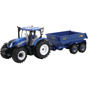 Колекційна сільськогосподарська техніка Britains Трактор New Holland T6 з причепом-самоскидом NC Tilt 1:32 (43268)