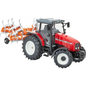 Колекційна сільськогосподарська техніка Britains Трактор Massey Ferguson 6290 з культиватором 1:32 (43335)