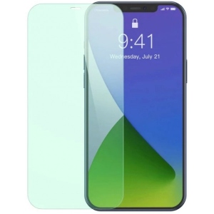 Захисне скло для смартфону Baseus Eye Protection Full Coverage 0.3mm for iPhone 12/12 Pro Green 2 шт. (BS-IP12PR-GRN)