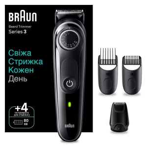 Тример для вусів і бороди Braun BeardTrimmer BT3440