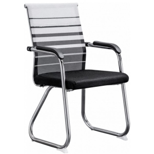 Крісло офісне GT Racer B-4029 White/Gray/Black