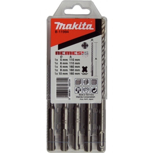 Свердло Makita SDS-Plus Nemesis. 5 шт. (B-11994)