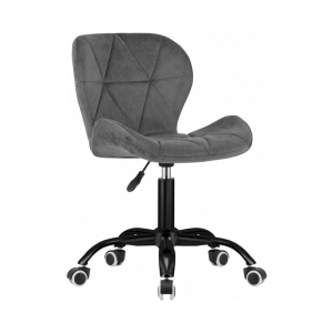 Крісло офісне GT Racer B-30 Velvet Dark Gray