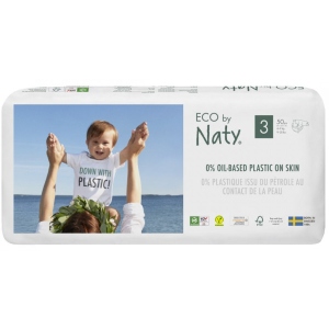 Одноразові підгузки Eco By Naty Органічні Розмір 3 (4-9 кг) 50 шт. (178426)