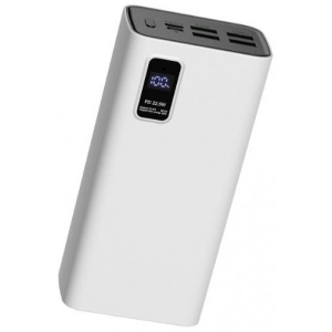 Батарея мобільна Platinet 30000 mAh White (PMPB30WQC728W)