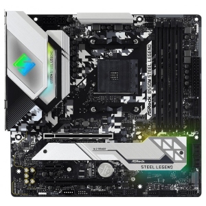 Материнська плата ASRock AMD AM4 B550 4DDR4 2PCIex16 2M.2 HDMI/DP TypeC (B550M Steel Legend)