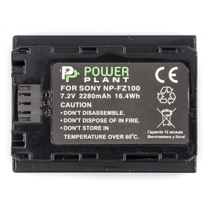 Акумулятор для фотокамери PowerPlant Sony NP-FZ100 2280mAh (CB970117)