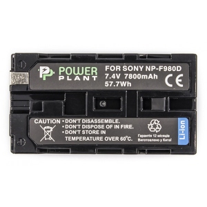 Акумулятор для фотокамери PowerPlant Sony NP-F980D 7800mAh (CB970162)