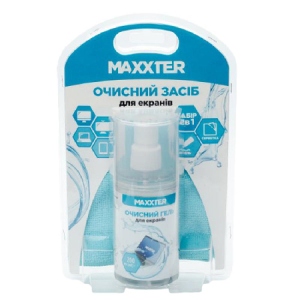Набір для чищення екранів Maxxter TFT/LCD 200 мл + серветка 25х25 см (CSG-SCR200-01)