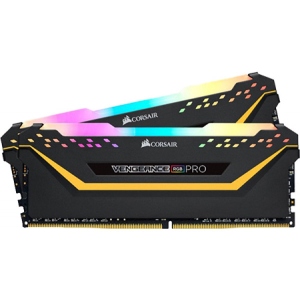 Память DDR Corsair DDR4 2x8GB/3200 Vengeance RGB Pro Black (CMW16GX4M2C3200C16-TUF)