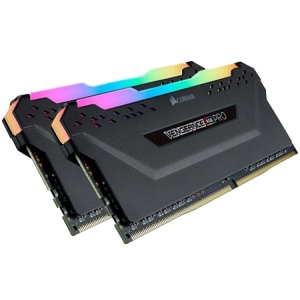 Память DDR Corsair DDR4 2x16GB/3200 Vengeance RGB Pro Black (CMW32GX4M2E3200C16-TUF)