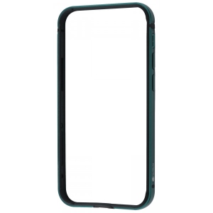 Бампер для смартфону Coteetci Bumber Metal iPhone 12/12 Pro Midnight Green