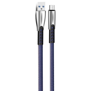Кабель синхронізації даних Colorway USB-microUSB 1m Blue (CW-CBUM011-BL)