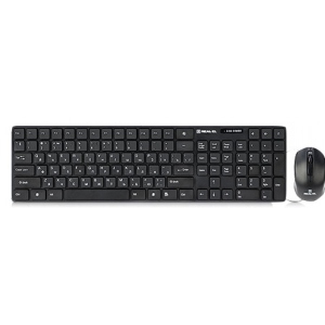 Клавіатура + миша бездротова REAL-EL Comfort 9010 Kit Black USB