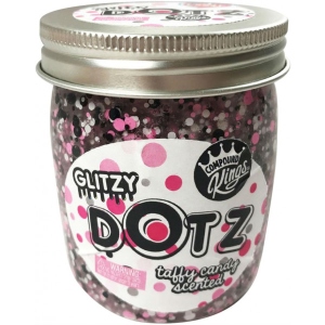 Лизун Compound Kings Slime - Glitzy Dotz, аромат "Іриска" (300146-4)