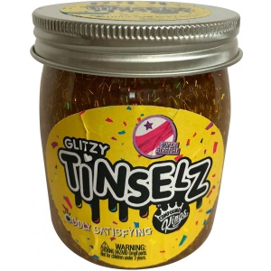 Лизун Compound Kings Slime - Glitzy Tinselz, аромат "Ананас" (300189-1)